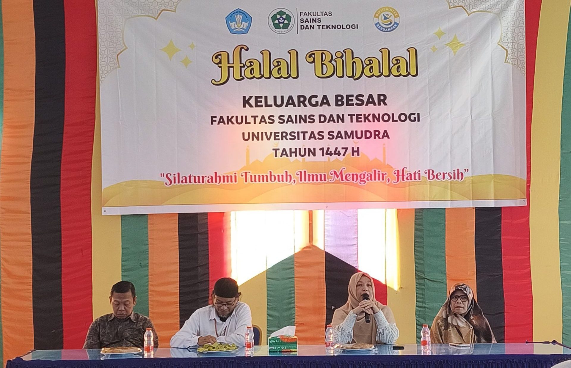 Fakultas Sains dan Teknologi Gelar Halal Bi Halal, Pererat Kebersamaan Civitas Akademika