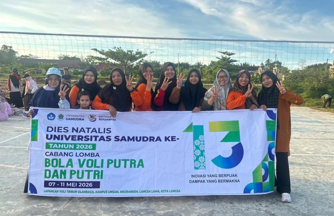 Tim Voli Putri Fakultas Sains dan Teknologi Raih Juara III pada Dies Natalis UNSAM ke-13